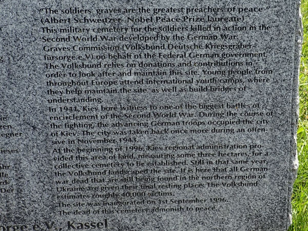 German War Cemetery Kyiv