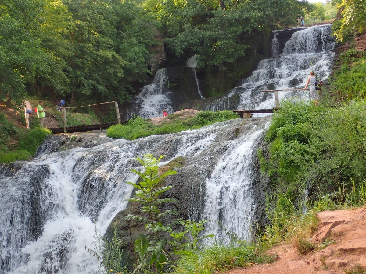 Chervonograd Waterfall